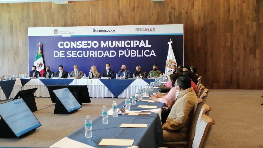 Reunión de Comité de Seguridad en Huixquilucan