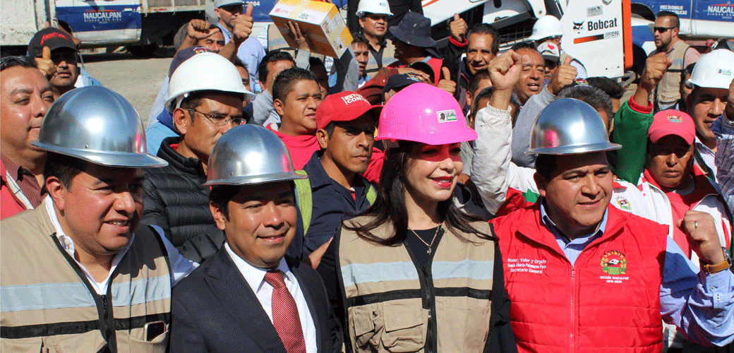 Arranca en Naucalpan el programa de Bacheo, la alcaldesa Patricia Durán dio el banderazo de salida a las cuadrillas