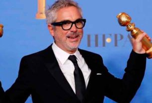 Alfonso Cuarón ganó dos Globos de Oro con su película "Roma"