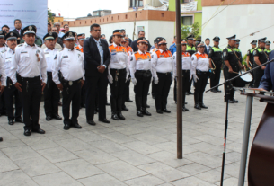 El alcalde de Huixquilucan, Enrique Vargas del Villar anuncia el reforzamiento de la seguridad en el primer semestre del año