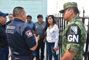 Elementos de Protección Civil de Cuautitlán Izcalli y Ejército revisan las condiciones de seguridad de las colonias ante la temporada de lluvias