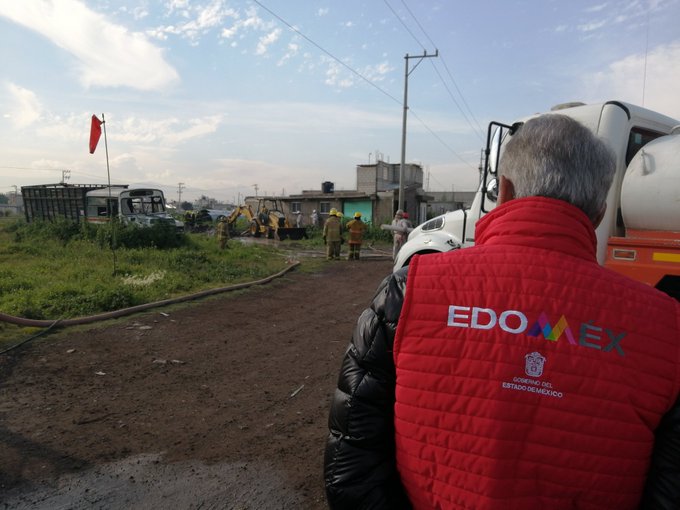 Elementos de Protección Civil y Ejército desalojaron a los habitantes de un ejido de Tezoyuca para evitar desgracias ppor fuga de gas
