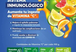 Recomiendan consumo de vitamina C