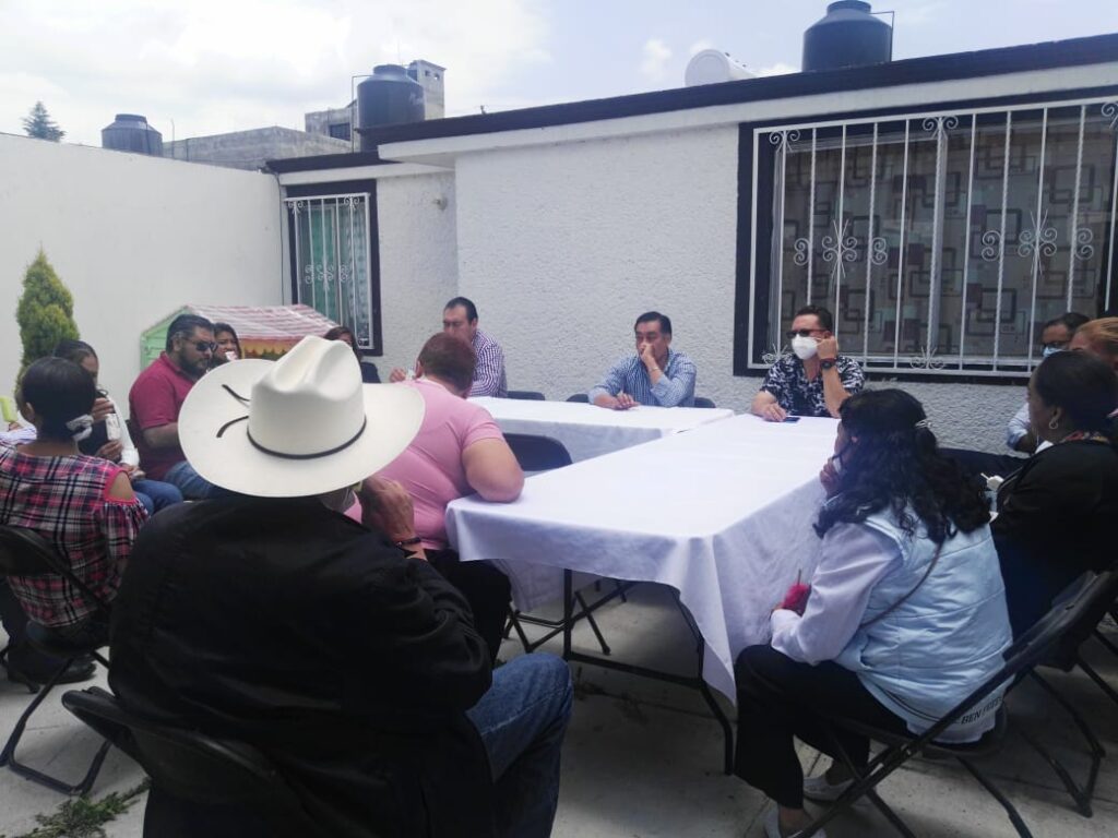 Reuniones en colonias y pueblos de Almoloya de Juárez