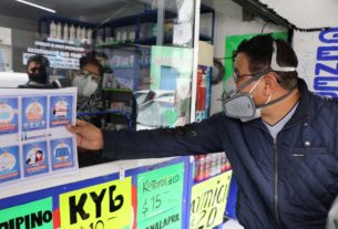 Personal de la Dirección de Gobierno de Huixquilucan revisa que se cumplan medidas sanitarias
