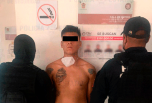 Asaltante detenido en Tlalnepantla