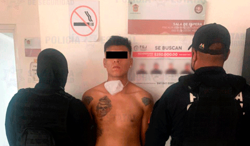 Asaltante detenido en Tlalnepantla