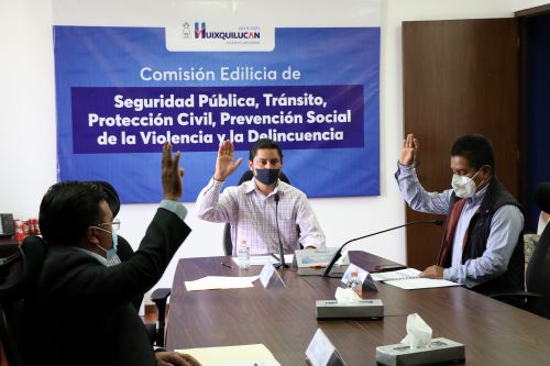 Informan de acciones de la Policía de Huixquilucan contra el COVID-19