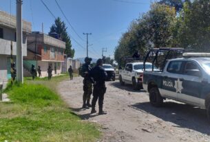Despliegue de corporaciones en Almoloya de Juárez para evitar festejos