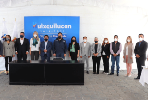 Alcalde Enrique Vargas y regidores de Huixquilucan en aprobaciòn de presupuesto