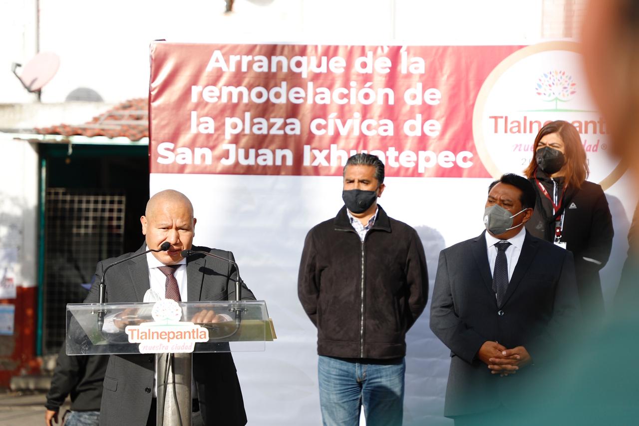 En San Juan Ixhuatepec anuncian remodelación de plaza y calles