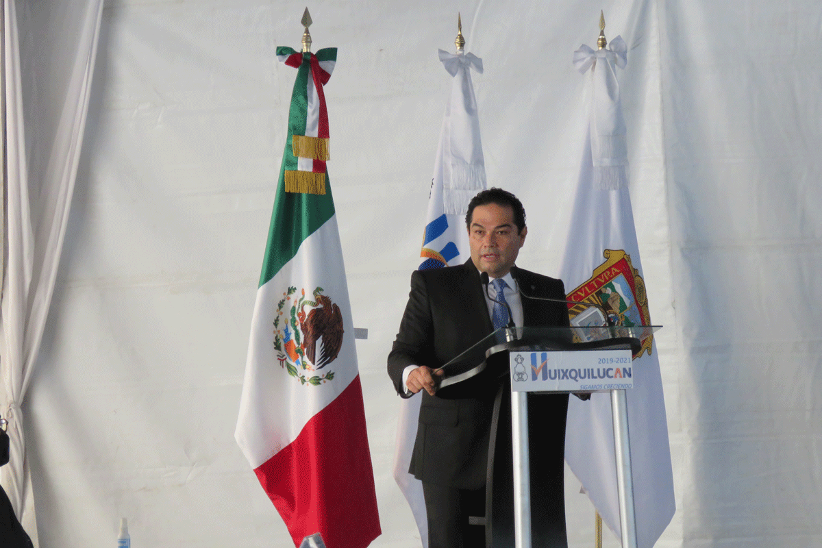 Enrique Vargas del Villar en su 2o Informe de Gobierno