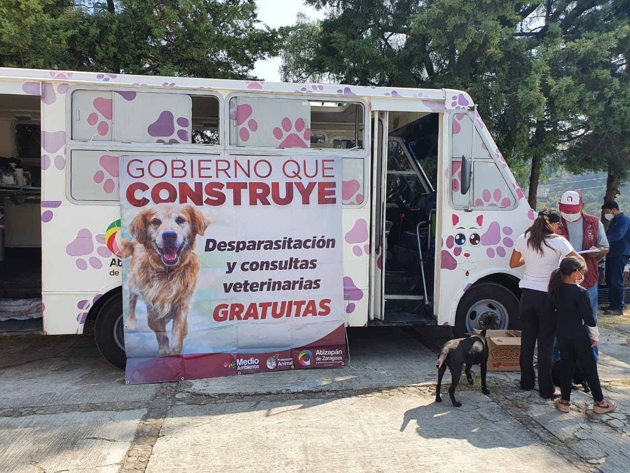 Consultorio móvil para desparasitar mascotas en Atizapán