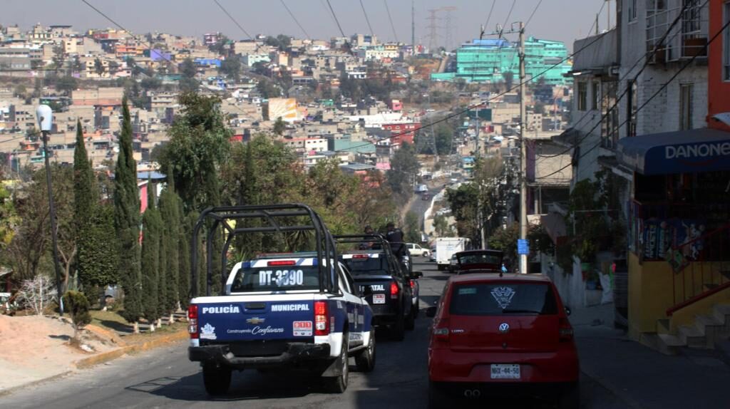 Despliegue de policías en zonas más inseguras de Naucalpan