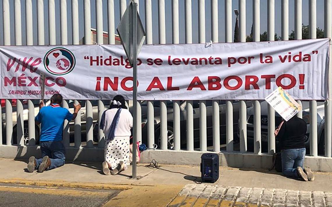 Contra el aborto, en Hidalgo