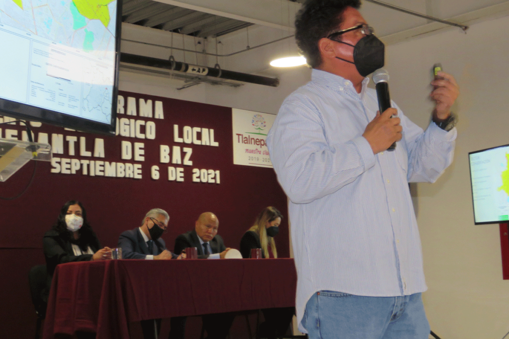 Raciel Pérez Cruz, alcalde de Tlalnepantla en Consulta Pública para el Programa de Ordenamiento Ecológico Local 