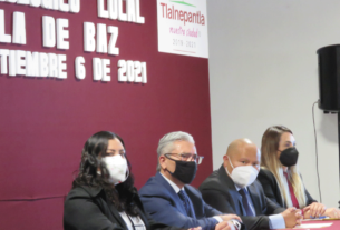 Raciel Pérez Cruz, alcalde de Tlalnepantla en Consulta Pública para el Programa de Ordenamiento Ecológico Local