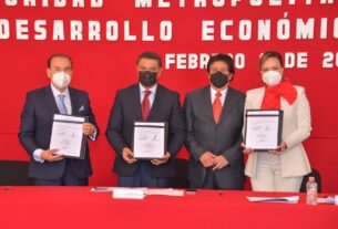 Alcaldes de Atizapán y Tlalnepantla en firma de convenio