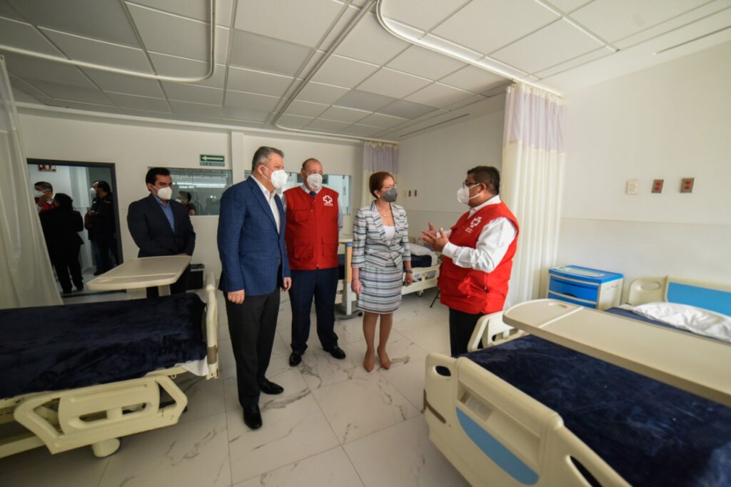 Nueva área de hospitalización Naucalpan Cruz Roja