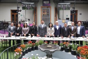 Conferencia de diputados federales panistas en Toluca