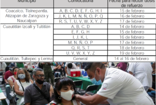 Vacunas den 70 municipios