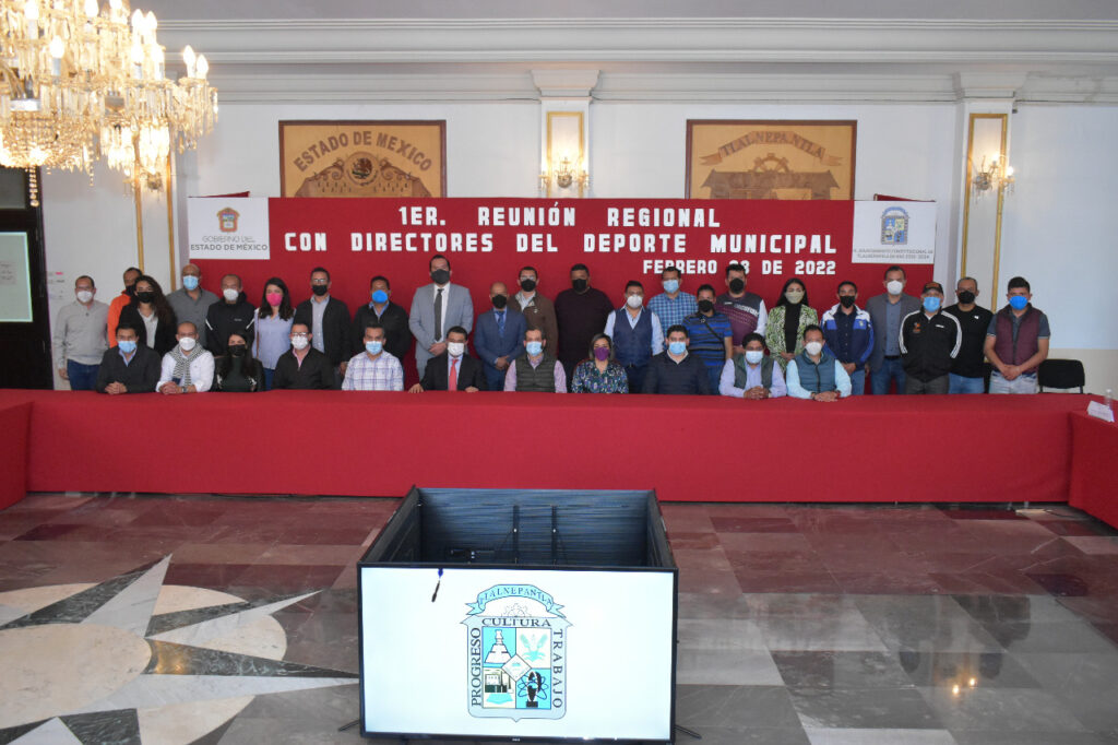 Representantes de 20 institutos del deporte en el Estado de México