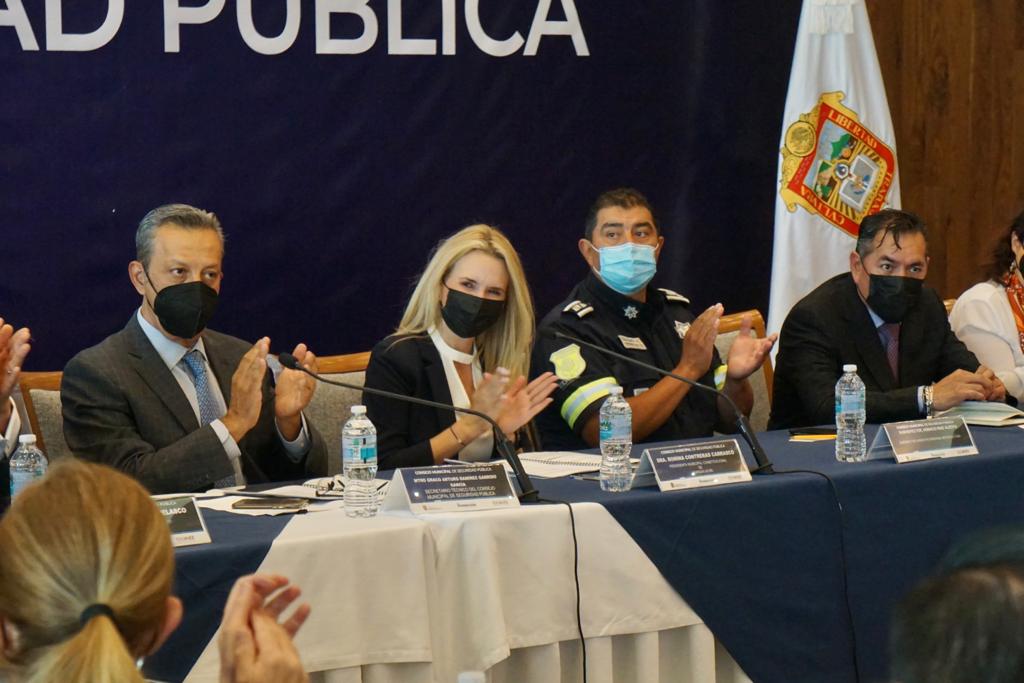 Romina Contreras en reunión de Comité de Seguridad