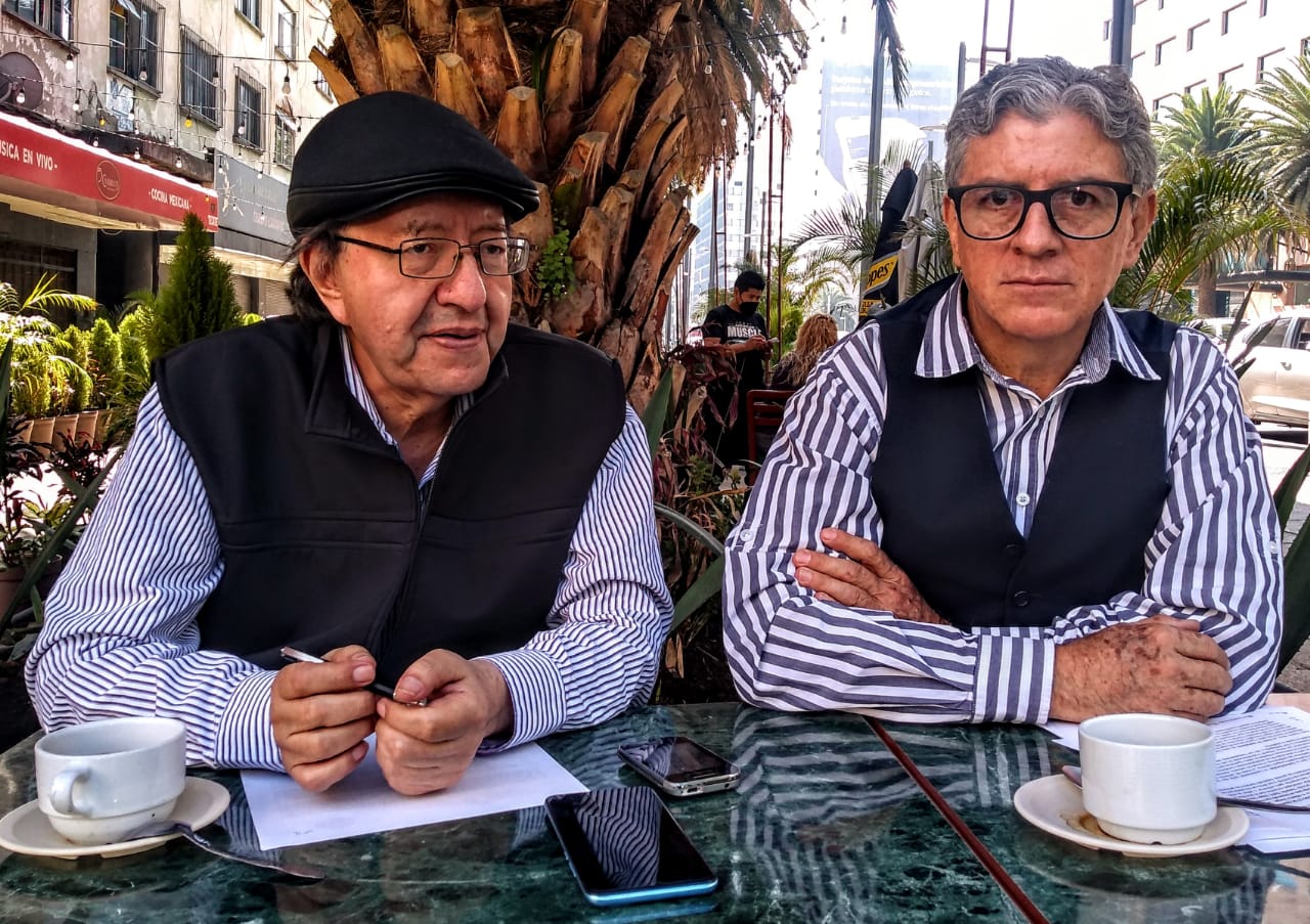 Alberto Vargas de Locatarios de Mercados y Gerardo López Becerra de Con Comercio Pequeño