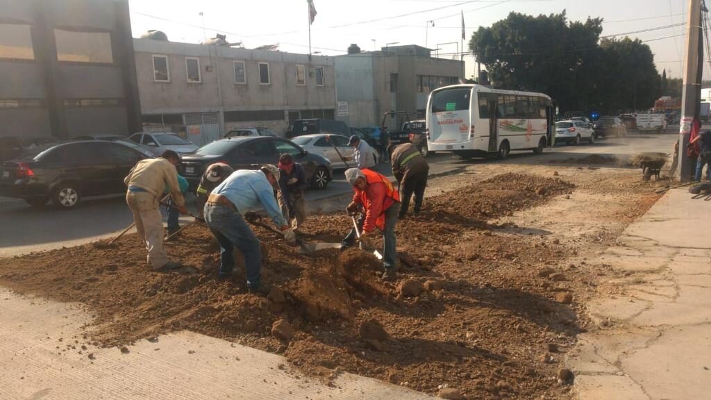 Rehabilitación de la avenida San Luis Tlatilco que impactaba en el centro de Naucalpan