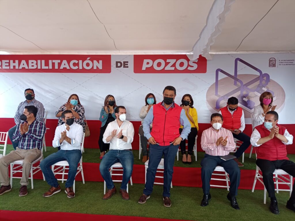 El alcalde de Tlalnepantla Tony Rodríguez  regulariza abasto de agua