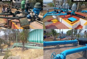 Sistemas de distribución de agua rehabilitados en Tlalnepantla