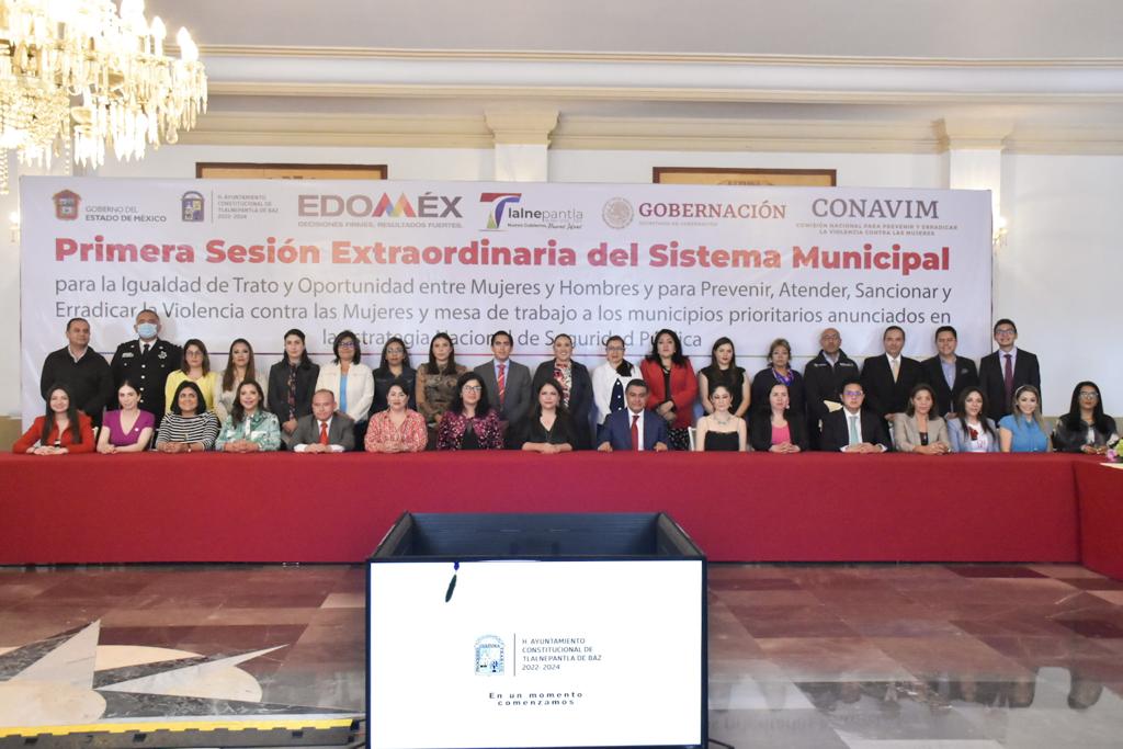 Sesión de Sistema Municipal para atender violencia contra mujeres
