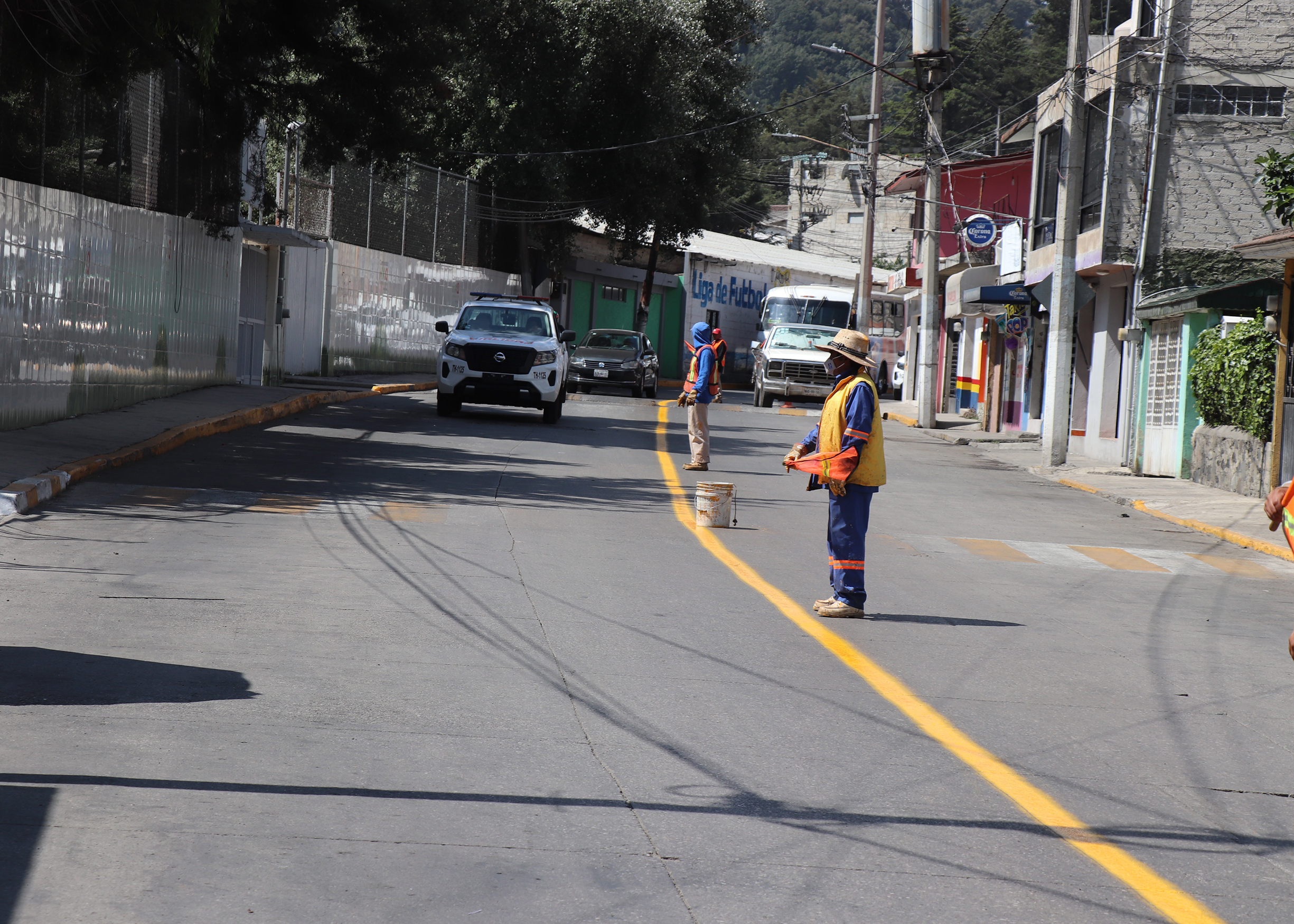 Despejan calles en Huixquilucan