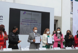 Convenio de Atizapán de Zaragoza con Asociación Mexicana de Mujeres Jefas de Empresas (AMMJE)