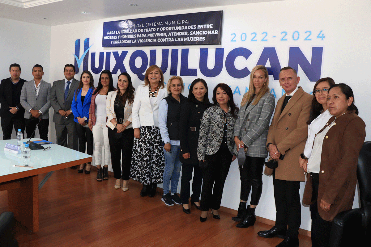 Integrantes de Unidad de Género de Huixquilucan