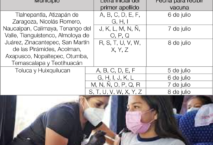 Vacuna para niños de 10 y 11 años en Huixquilucan, Naucalpan, Tlalnepantla, Atizapán de Zaragoza