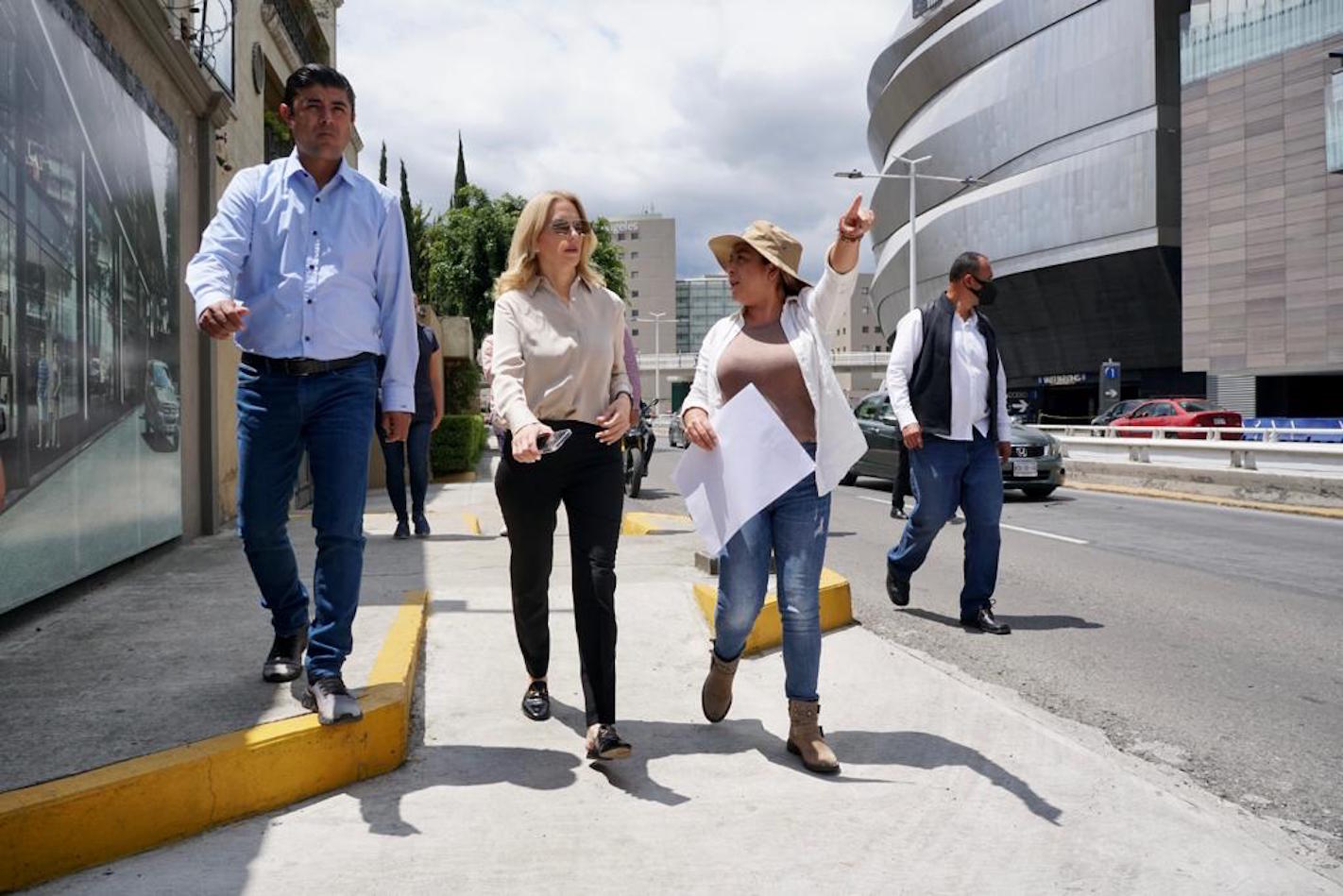 La alcaldesa Romina Contreras por Interlomas busca mejorar movilidad y seguridad