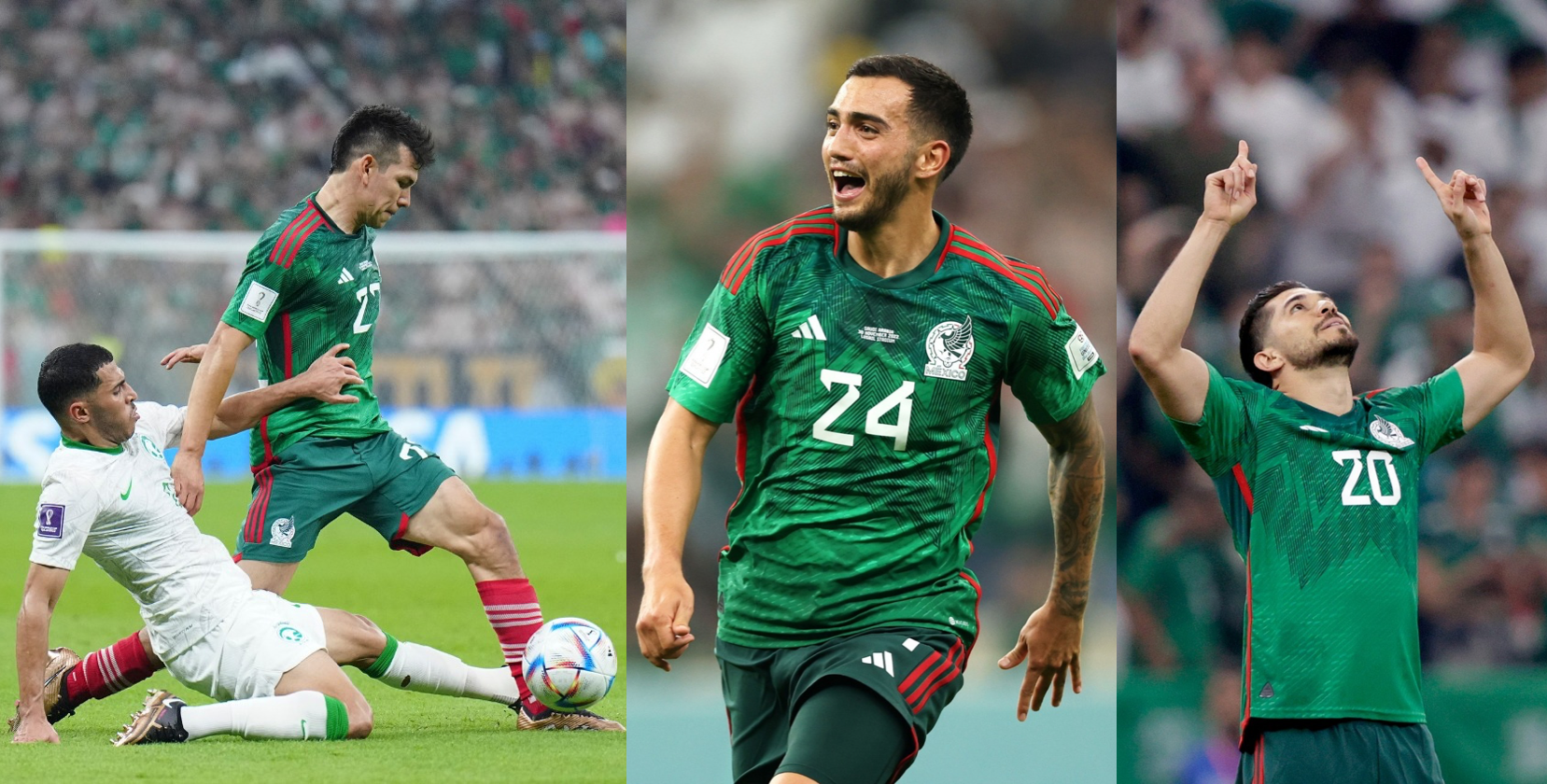 Buen partido el de México contra Arabia, pero resultó tardío para seguir en el Mundial de Qatar