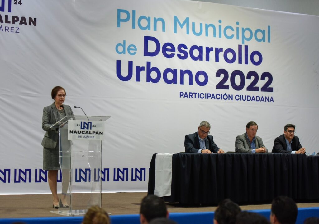 Angélica Moya anuncia la consulta del Plan Municipal de Desarrollo Urbano 2022 de Naucalpan