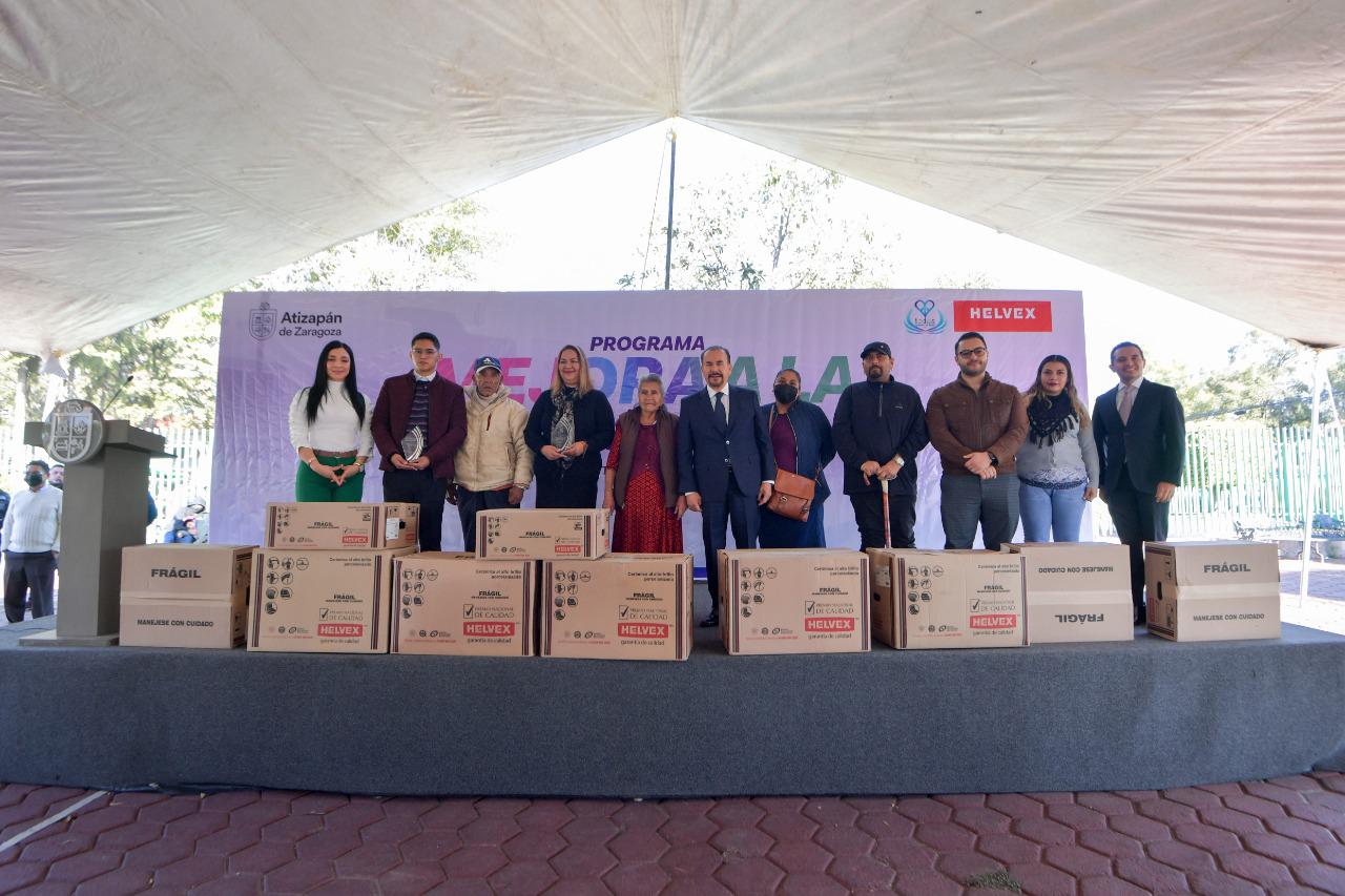 Familias vulnerables reciben equipos sanitarios de Gobierno de Atizapán de Zaragoza