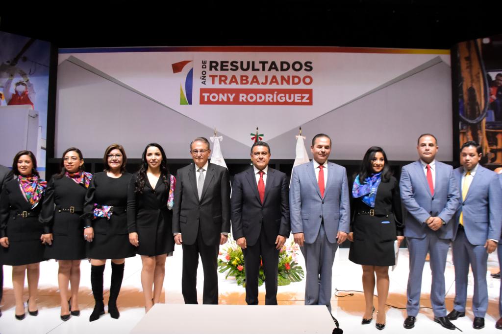 Regidores y síndicos en Primer Informe de Tony Rodríguez