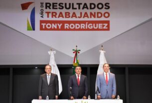 Primer Informe de Gobierno de Tlalnepantla, Tony Rodríguez