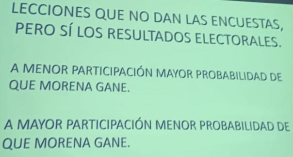 Diapositiva del analista Adrián Villegas