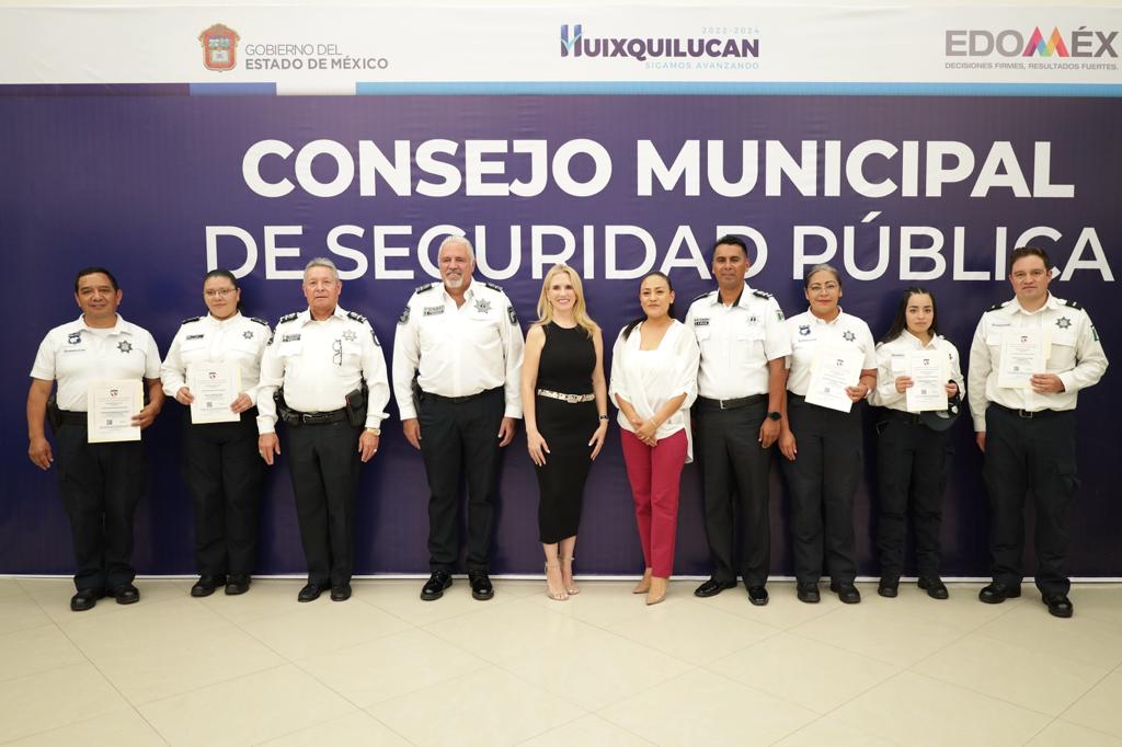 Casi el total de policías de Huixquilucan cuentan con estudios de confianza
