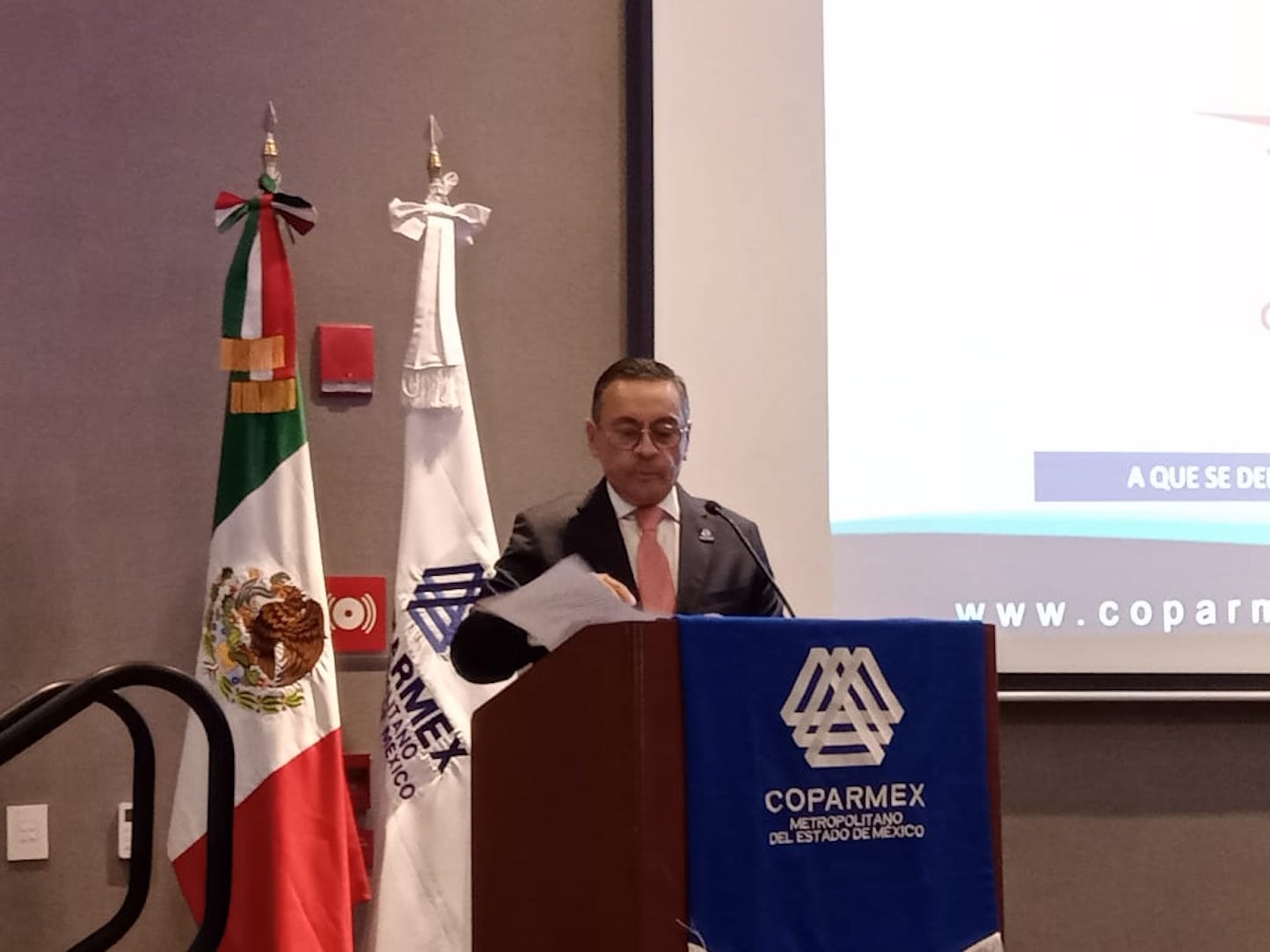 Presidente de Coparmex Metropolitano, Erick Cuenca Gurrola