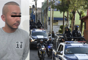 Uno de los detenidos con arma en Naucalpan
