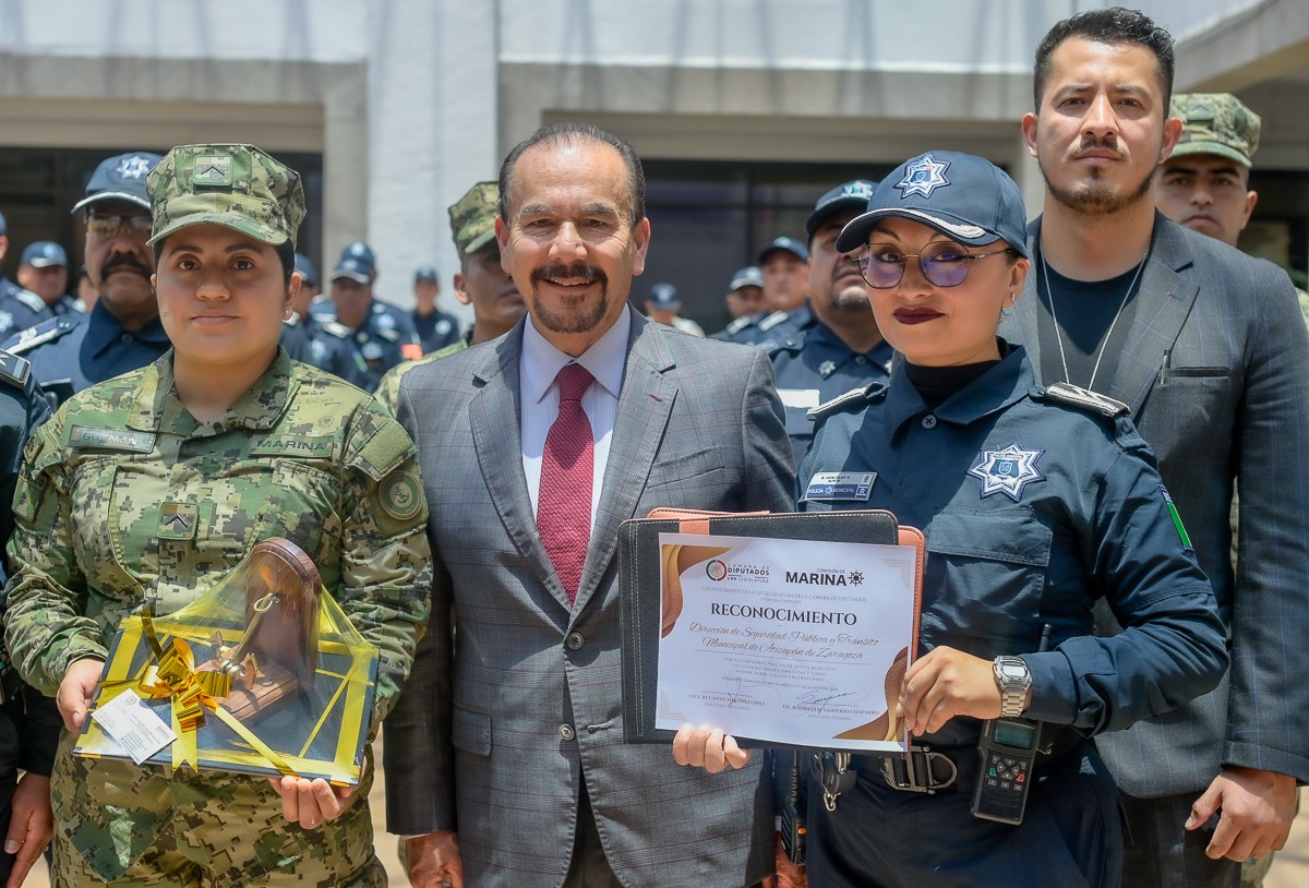 Policía de Atizapán de Zaragoza reconocida por resultados