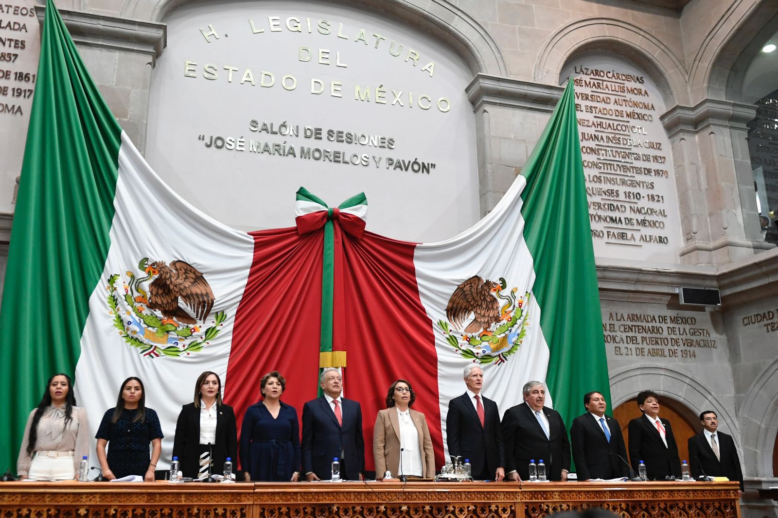 Delfina Gómez Álvarez rindió protesta como gobernadora del Estado de México