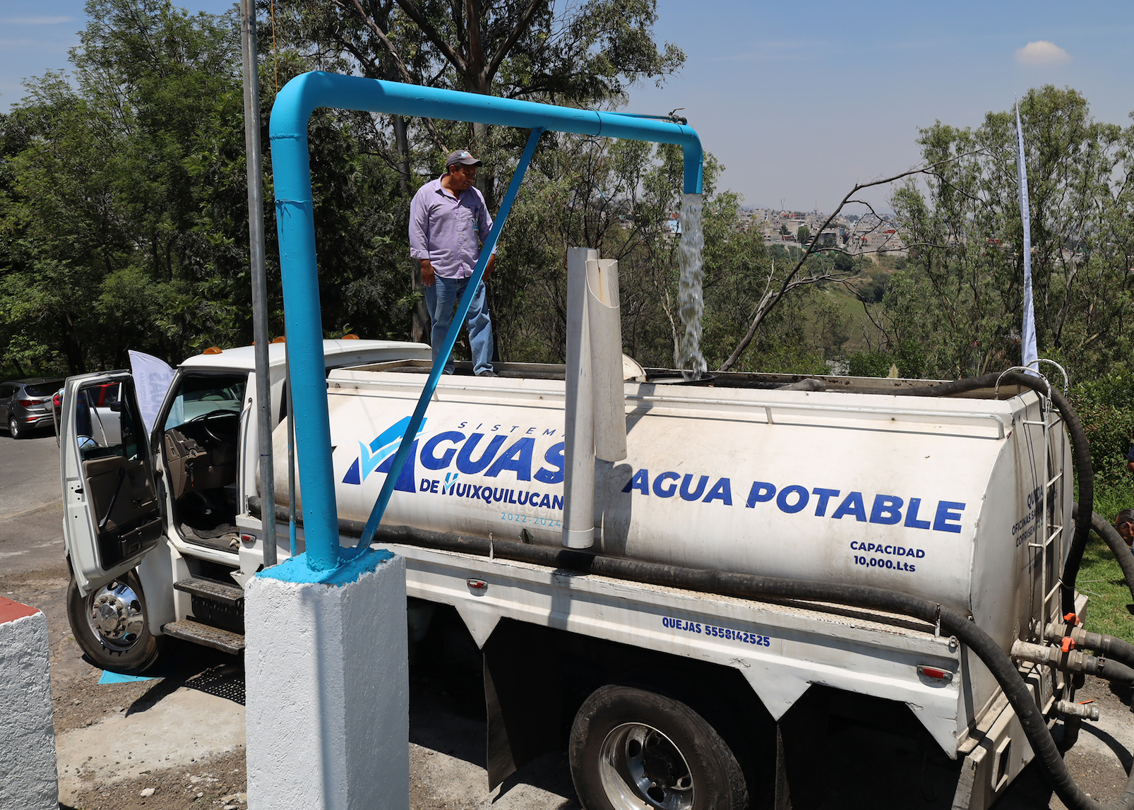 Garantiza abasto a zona residencial de Huixquilucan