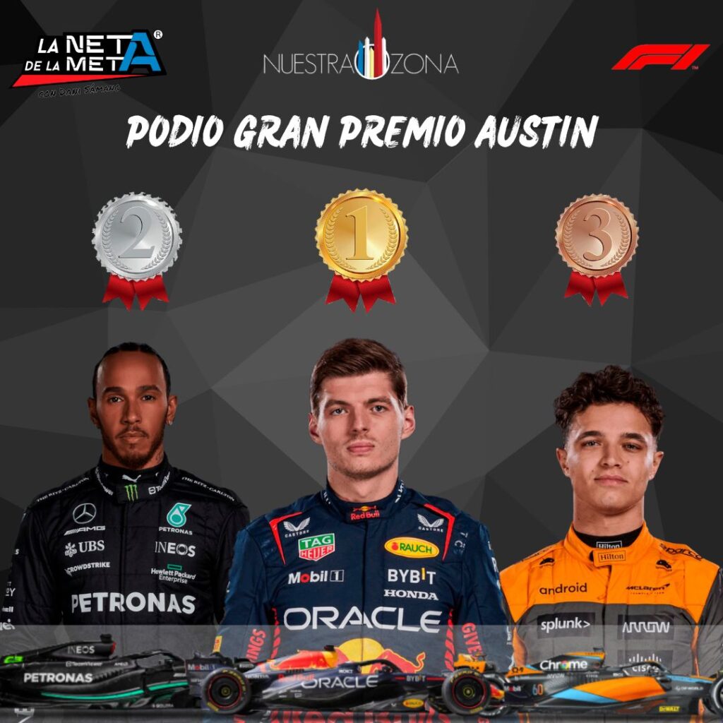 El podio de Austin Grand Prix